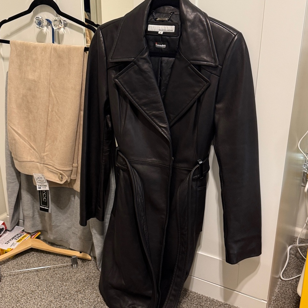 Wilsons Leather Dark Jacket with Thinsulate